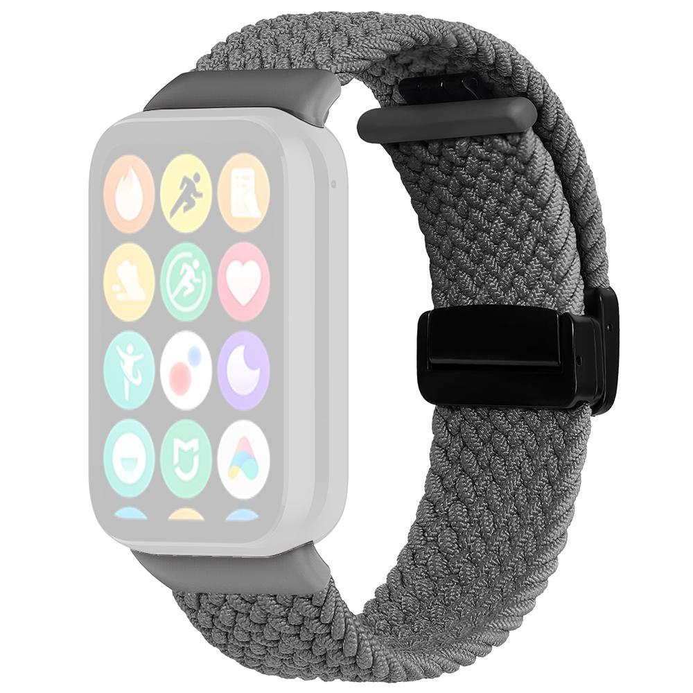 For Xiaomi Smart Band 9 Pro/Band 8 Pro/Redmi Watch 4 Nylon Braided Band Magnetic Buckle Watch Strap