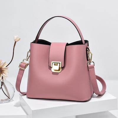 Bolsas femininas de balde, nova moda, simples, para compras, bolsa tote, de ombro, transversal, bolsa feminina pequena quadrada