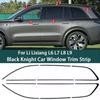 For Li Lixiang L6 L7 L8 L9 Car Window Black Titanium Decorative Strip Car Window Door Edge Protection Strip for L6 L7 L8 L9