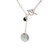 HERMES   Necklace K18 Pink Gold/Silver925 Women