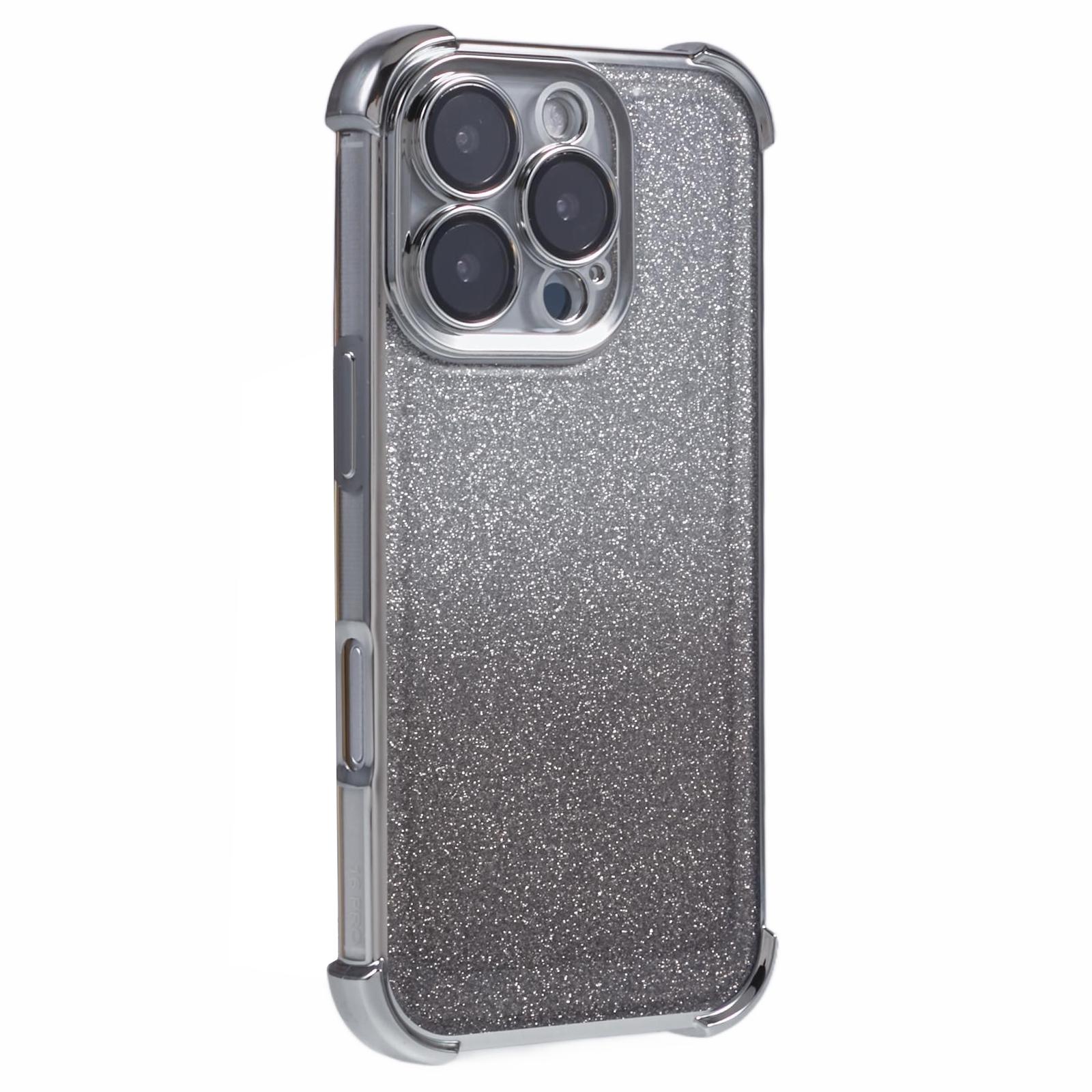 

Для iPhone 16 Pro Чохол Блискучий Чохол для телефону з ТПУ Посилені кути C