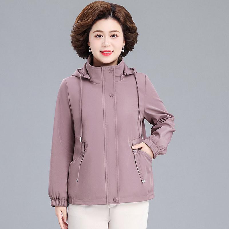 2026 Spring Windbreaker for Young & Mature Mothers - Elegant Women's Style for Mother's Day