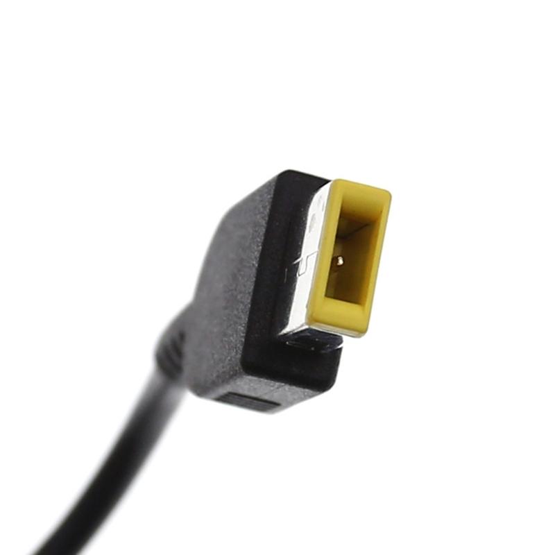 7,9x5,4mm Rund zu Quadrat Ladekabel Verlängerungskabel für Laptop Netzteil Ladekabel Konverterkabel