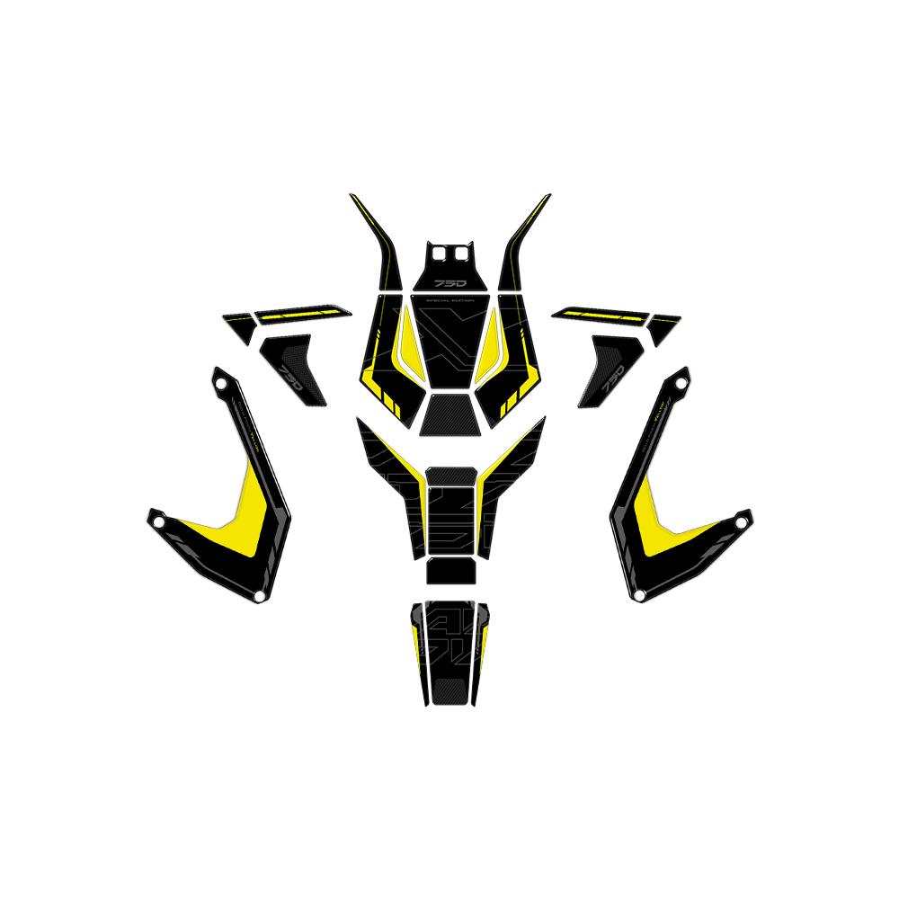 For X-ADV 750 X ADV750 2025 Accessories Motorcycle 3D Epoxy Sticker Protection Kit Tank Pad Complete Stickers