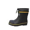 Men's Puncture-Resistant Steel Toe Rain Boots – Mid-Calf Rubber Work Shoes for Construction & Fishing