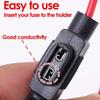 Car Mini Blade Fuse Holder Splash-proof Box 12V 30A  Wire Cutoff Switch Socket Automotive Fuse Socket Auto Accessories 10/5pcs
