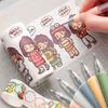 1pcs Wrapping Cutting Utility Pen Knife Retractable Press Hand Account Pen Knife Creative Art Paper Cutting Tool for Student