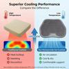 Honeycomb Design Gel Cushion Breathable Soft Summer Car Cooling Accessory Comfortable Support Elastic Gel Car Seat Cushion