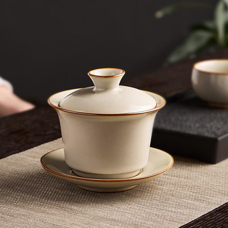 Sancai Gaiwan Ceramic Tea Ware