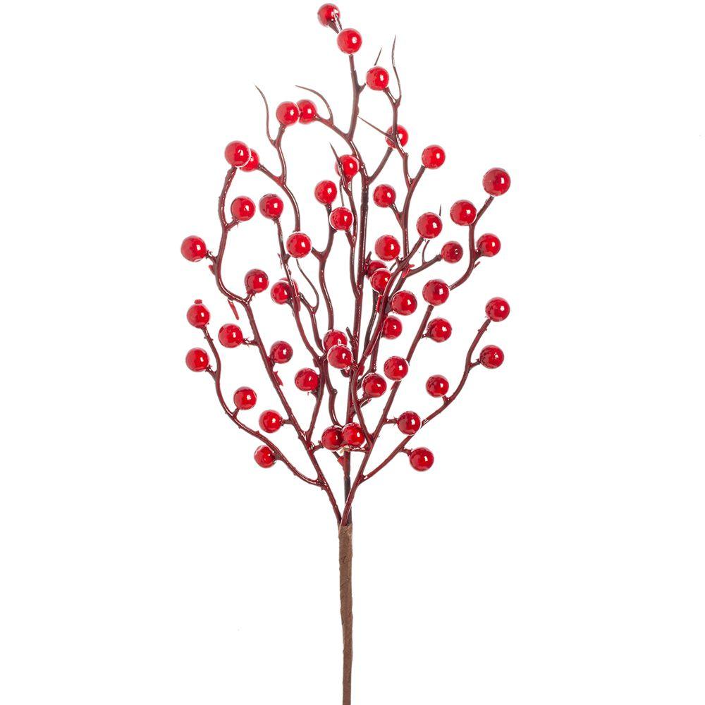 

Artificial Flowers Plants Holly Little Red Fruit Wholesale New Year Christmas Home Vase Room Wedding Holiday Party Diy Box Decor 5pcs красный