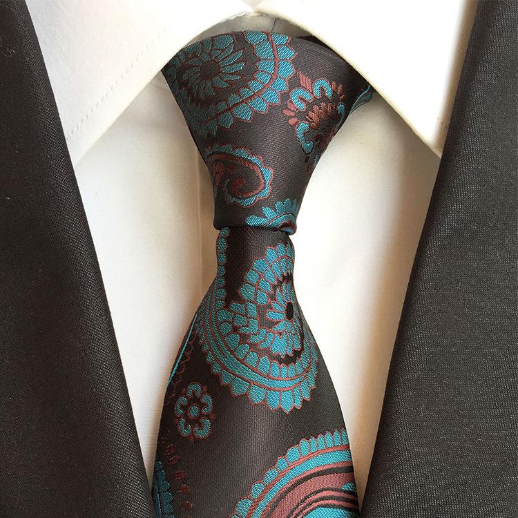 Paisley Polyester Jacquard Men'S Tie