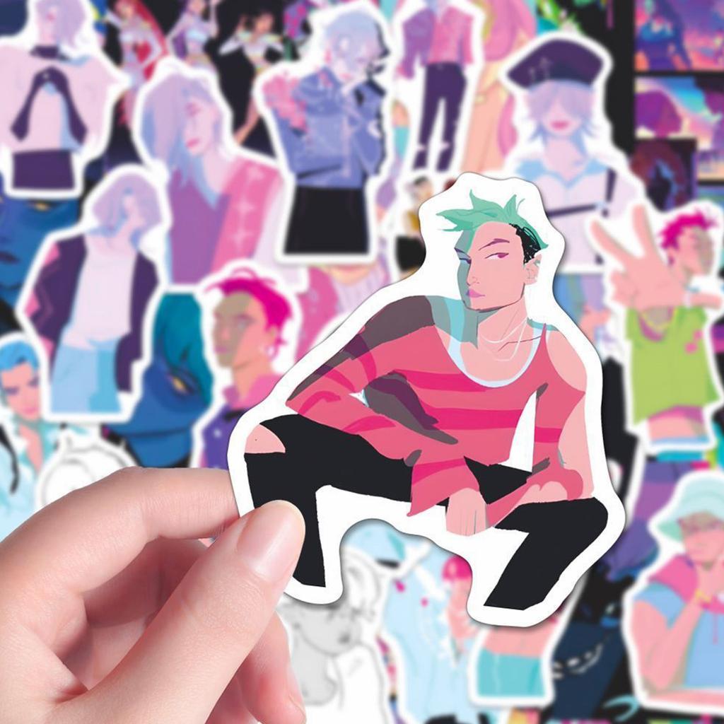 Comic Peripheral Shiny Sticker Pack Props, Suitable As A Gift