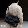 VITAFELICE Herren Quadratische 3-Wege-Tasche (inb-10188p) (Schwarz)