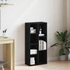 Bookshelf Black Oak Effect 50 x 25 x 104 cm Engineered Wood