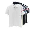 [Hong Kong Goods Withdrawal] Simple And Atmospheric Thin Short-Sleeved Men'S Polo Shirt Business And Leisure Spot