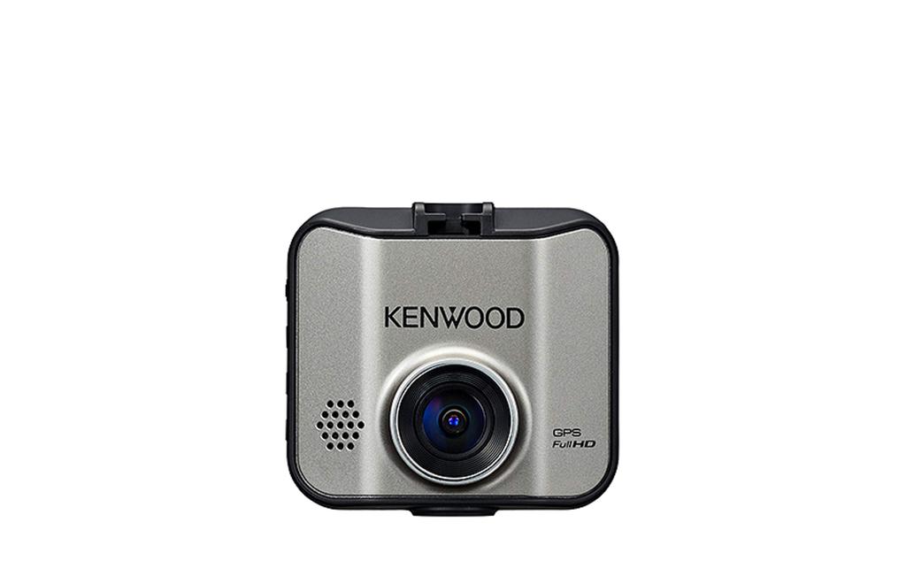 KENWOOD DRV-350-S Dashcam, Silver, Standard Type with Wide and Bright F1.8 Lens, High Functionality