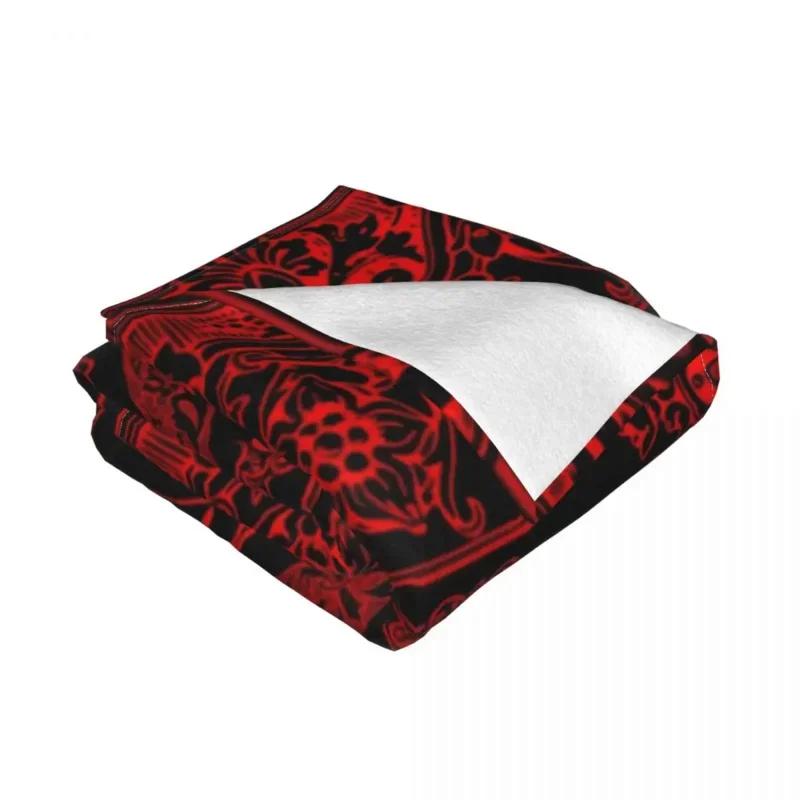 The Sabbatic Goat Baphomet Blankets Warm Flannel Satanic Occult Pentagram Throw Blanket For Bedding Couch Quilt