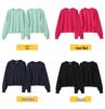 Silver Fox Velvet Women's 450g Heavyweight Hooded Sweatshirt - Short, Trendy Drop Shoulder Pullover for Autumn/Winter 