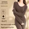 Tingmei Women's Wool Blend Thermal Underwear Set