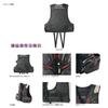 Gamakatsu Floating Vest GM2189 LL Black/Red