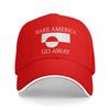MAGA Grönland Make America Go Away Sandwich Kappen Sport Baseballkappen für Erwachsene Hüte Verstellbare Polyester Sportkappe Winterkappe