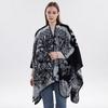 Sciarpa Calda Invernale Elegante di Lusso in Pile Spesso Cape Sciarpa in Cashmere per Esterno Sciarpe Avvolgenti Peluche Vintage per Abiti da Sera