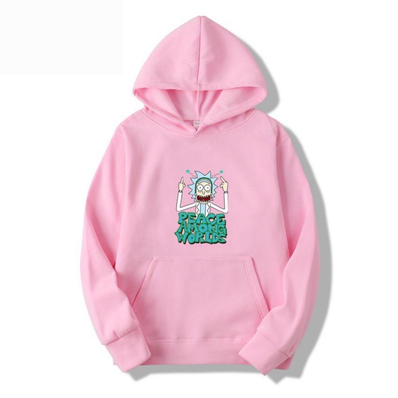 Unisex Japanese Anime Hoodie - Rick and Morty Trendy European Size Sweatshirt