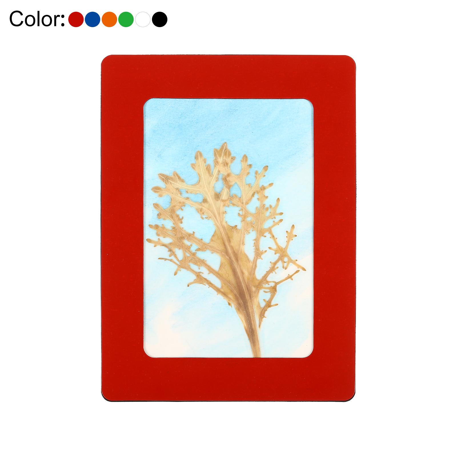 

Magnetic Picture Frame, 2 Pack Magnetic Photo Frame Picture Holder Holds 8.5x11 Inch Photos for Refrigerator Metal Home Office червоний