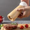 6/7Inch Pepper and Salt Grinder Manual Salt and Pepper Grinder Adjustable Roughness Ceramic Core  Oak Spice Salt Grinder