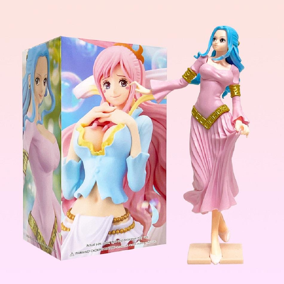 One Piece Anime Figure Nami Shirahoshi Nico Robin Nefertari D Vivi Action Model Pvc Statue Desktop Ornament Collection Toys Gift