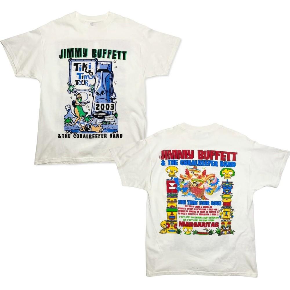 Vintage 2003 Jimmy Buffett Tiki Time Tour T-shirt Unisex T-Shirt L