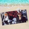 Classic Anime DEATH NOTE Anime Beach Swimming Towel Soft Absorbent Washcloth Children's Gifts For Kids Travel Camping Gym