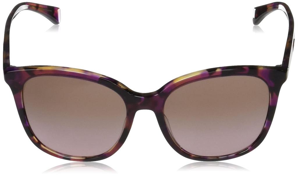 Emporio Armani EA4157F Violet Violet 57 Women's Sunglasses, Havana/Gradient Lens,