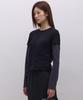 Ebeulisi Dot Patch Layered Long Sleeve (Black)