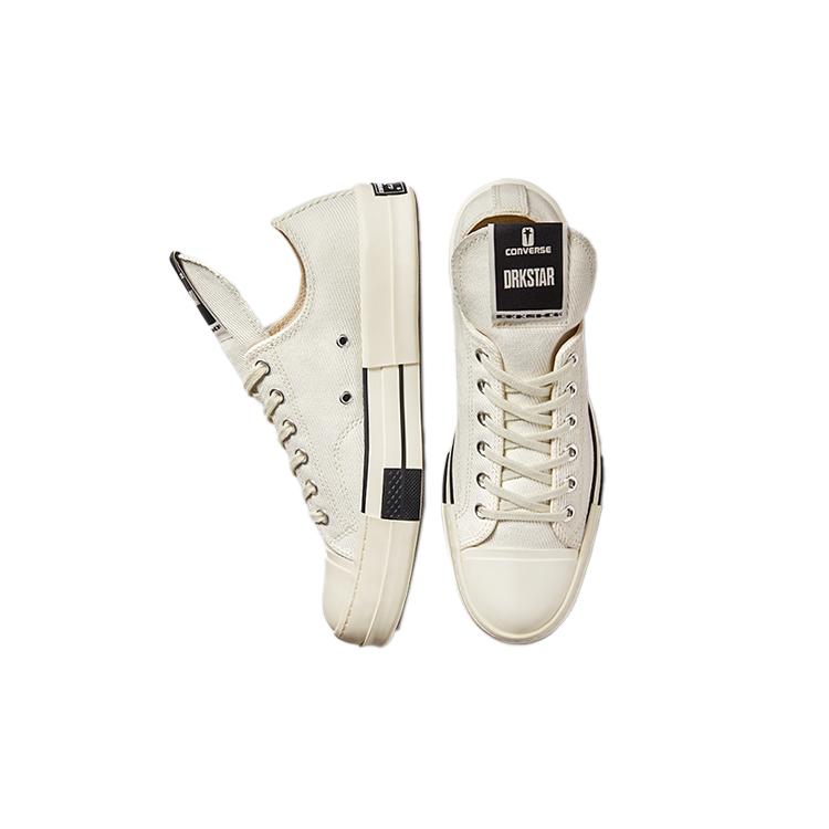 Chuck 70 Rick Owens x Drkshdw Drkstar Converse Low 'Egret' A00134C