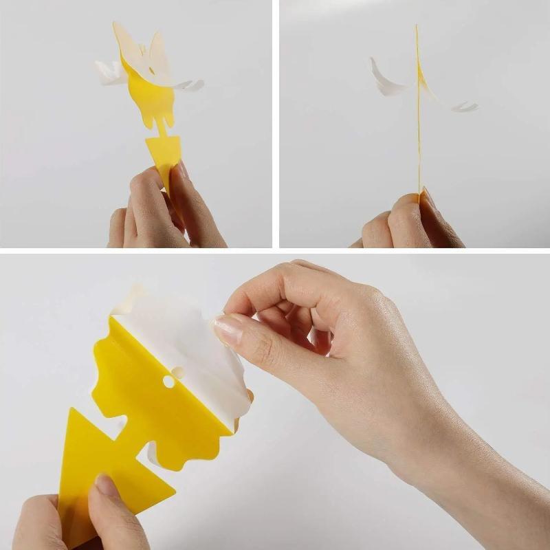 20/40 Stück Insektenfallen Ungiftig und Geruchlos Gelbe Klebrige Insektenfallen Schützen Die Pflanze Klebrige Brettfallen für Gartenpflanzen Küche