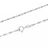 Womens Chain Necklace Snake Bone Water Wave Box O-shaped Clavicle Fashion Jewelry