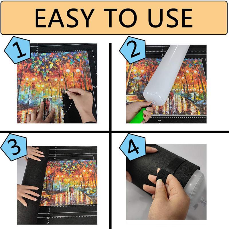Puzzles Pad Felt Mat Up To 1500/2000/3000 Pieces Play Mat Blanket Puzzle Accessories Household Office Storage Supplies TMZ