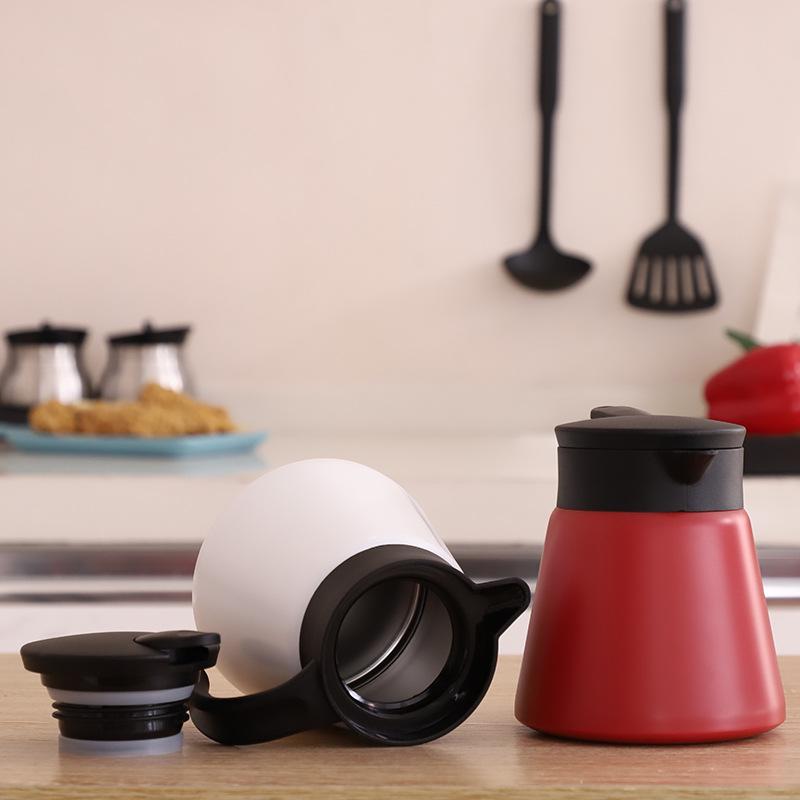 Cafetière Isotherme Double Paroi en Acier Inoxydable - Mini Bouilloire de Bureau & Thermos de Style Européen