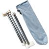 Multi-Functional Portable Clothes Hanger  Extendable Foldable Metal Rack, Suitable for Home, Laundry, Camping, and Travel
