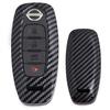 Carbon Pattern Key Fob Case For Nissan 22+ARIYA Rogue Kicks Pathfinder Smart Key