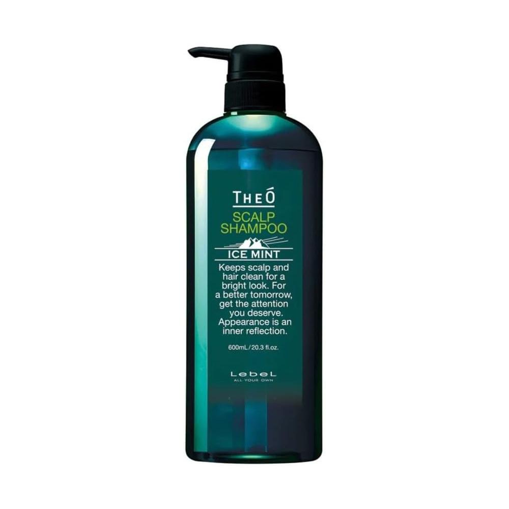 Lebel THEO Szampon do skóry głowy Ice Mint 600ml / Kuracja do skóry głowy Ice Mint 600ml