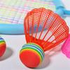 Colorful Badminton Rainbow Ball Badminton Balls Durable Shuttlecocks  Entertainment