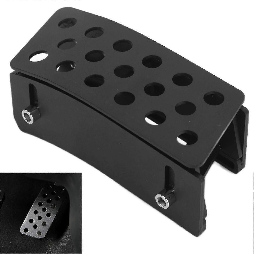 Accelerator Raised Pedals Foot Rest Iron Black Modification Replacement for Wrangler JK 2007?2017