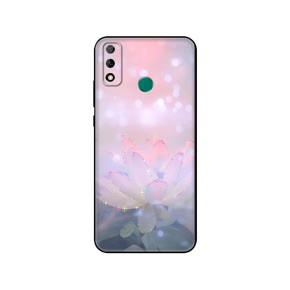 

Чорний tpu чохол для Huawei Y9S Y6S Y8S Y5P Y7P Y8P чохол для Huawei Y5 lite Prime 2018 Y6 2019 Чохол Orchid Flowers Colorfu huawei Y5 2018