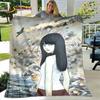 Junji Ito Tomie Kawakami Ghost Soft Plush Blanket,Flannel Blanket Throw Blanket for Living Room Bedroom Bed Sofa Picnic Cover