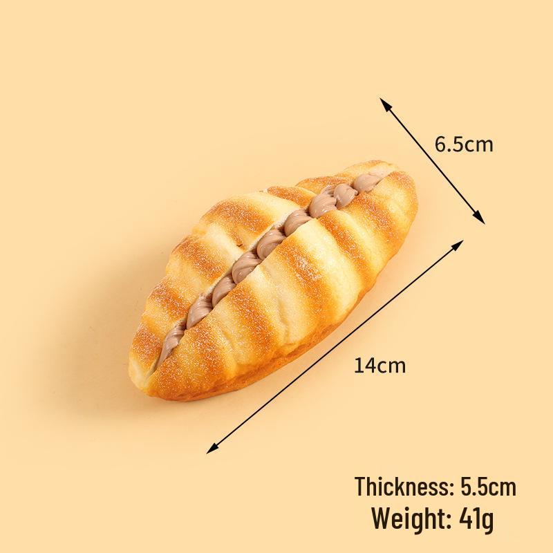 Baguette e Bruco in PU Sintetico, Oggetto di Scena per Esposizione, Decorazione o Servizi Fotografici