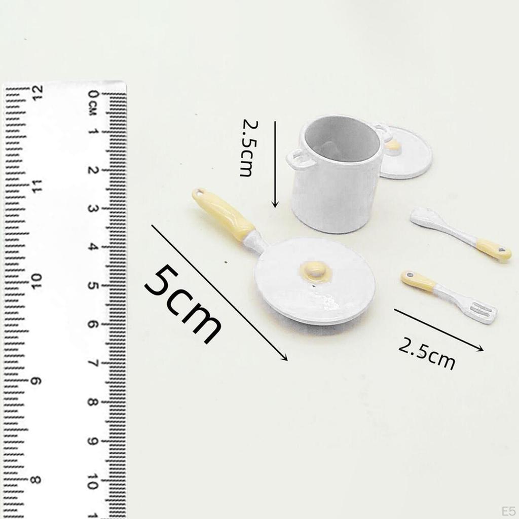 1/12 Cookware Accessories Decoration Party Supplies