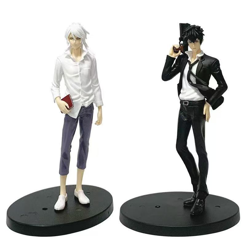 PSYCHO-PASS 18cm Makishima Shougo & Kougami Shin'ya Anime PVC Action Figure Cool Collectible Dolls Desk Ornament