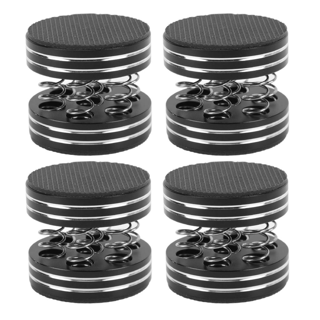 Lautsprecher-Isolationsfüße Stoßdämpfend Rutschfest Feder HiFi-Lautsprecherständer für Verstärker Plattenspieler Subwoofer 4 Stück